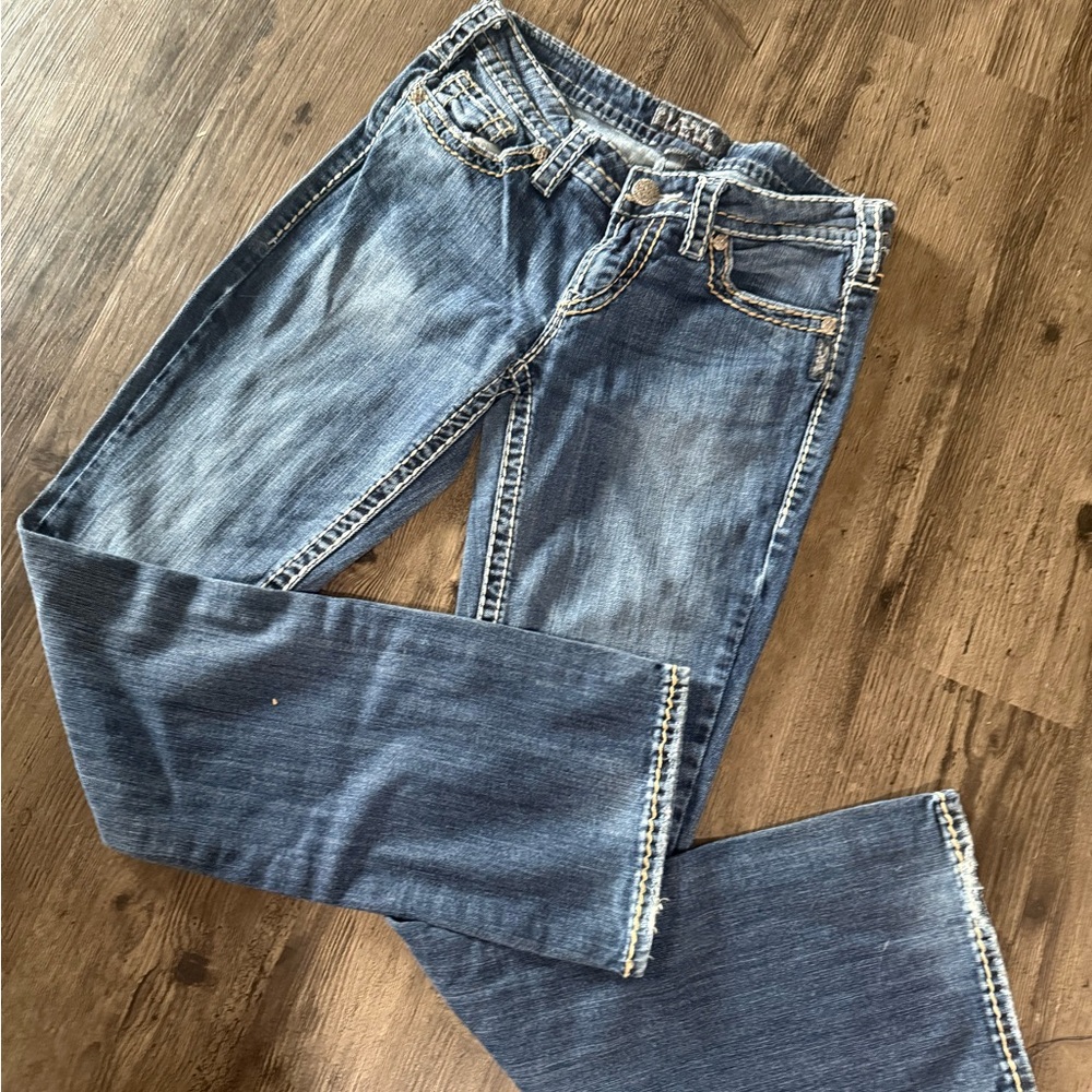 Silver Jeans Women's Straight Leg Blue Denim